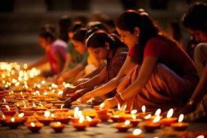 fête de Diwali en Inde, fêtes des lumières